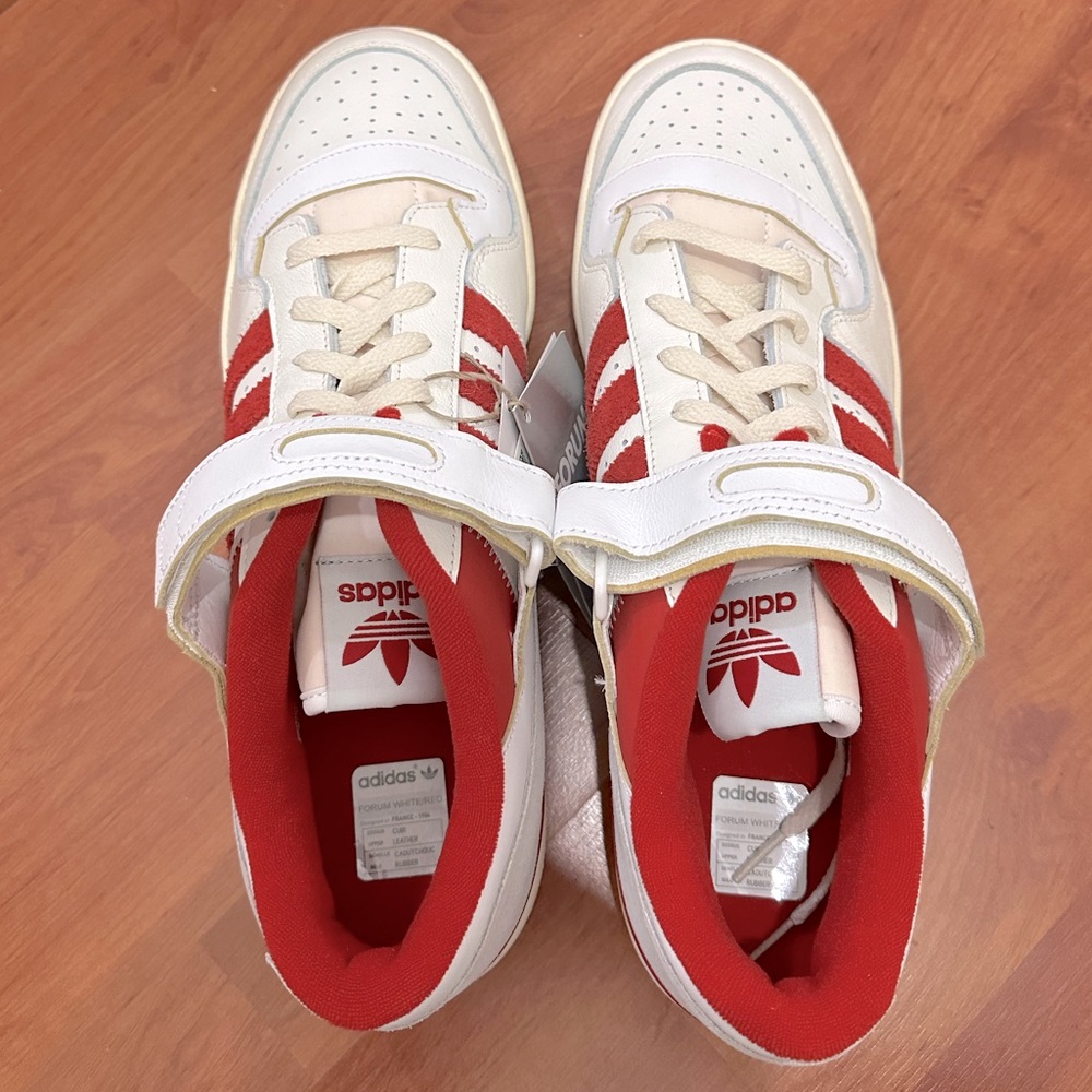 🔴⚪️Adidas FORUM 84 LOW⚪️🔴-GY6981 - Picture 5 of 6